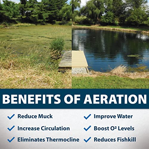 Airmax PondSeries PS40 Aeration System, Pond & Lake Aerator, Aerate Ponds & Lakes up to 3 Acres